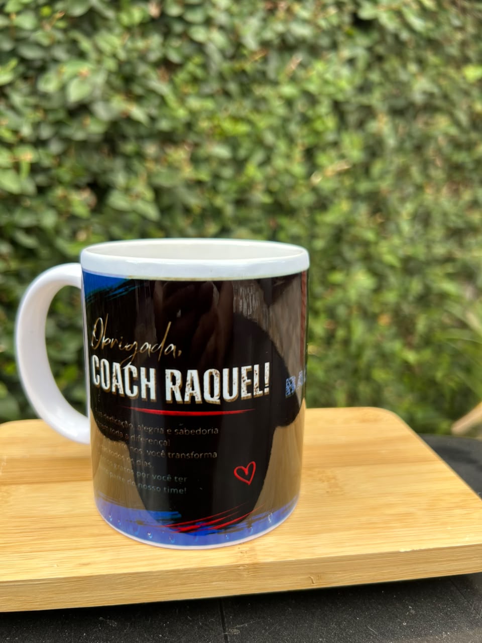 Caneca de agradecimento para coach