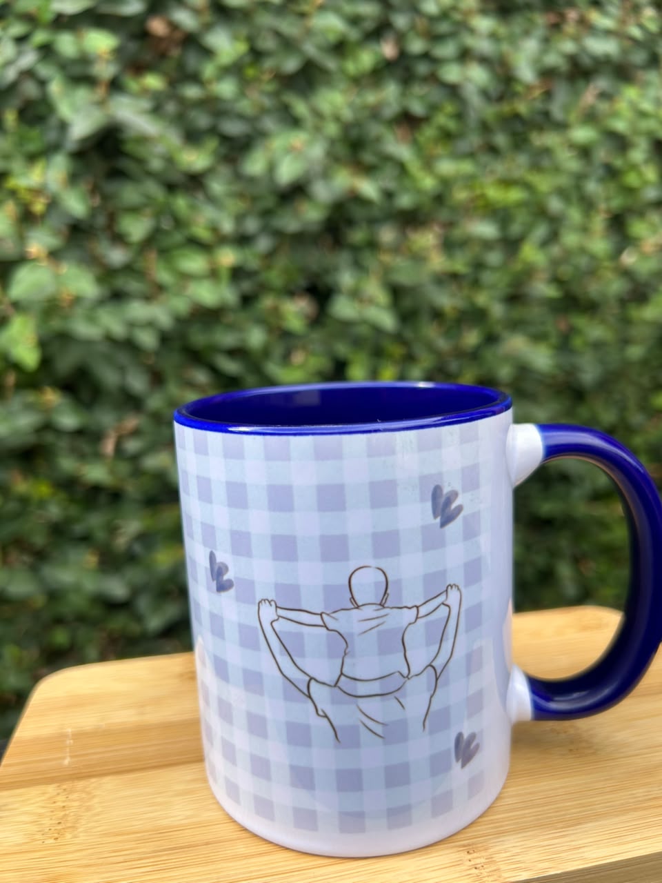 Verso de caneca personalizada para pai